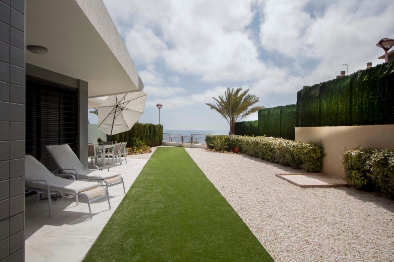 Infinity Luxury Sea View Apartment With Private Garden Arenales del Sol Exterior photo